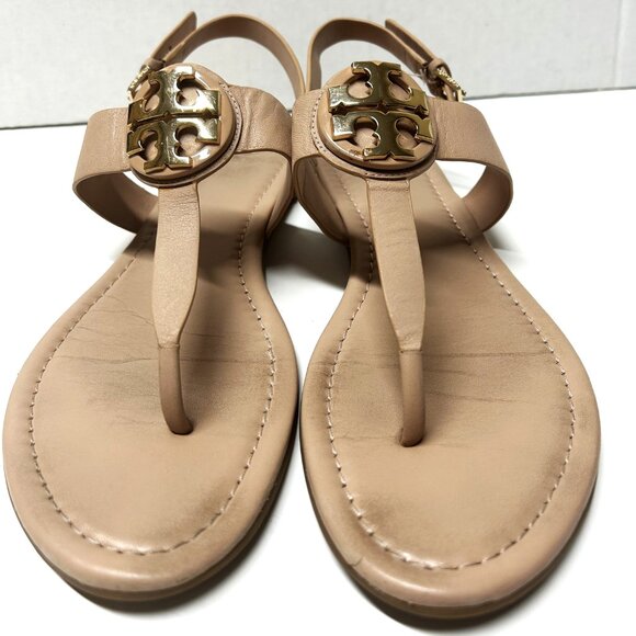 Tory Burch leather T-strap sandals - Picture 2 of 6